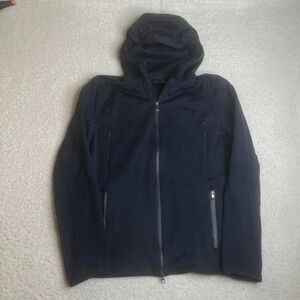 Lululemon women's navy blue full zip soft shell jacket performance M